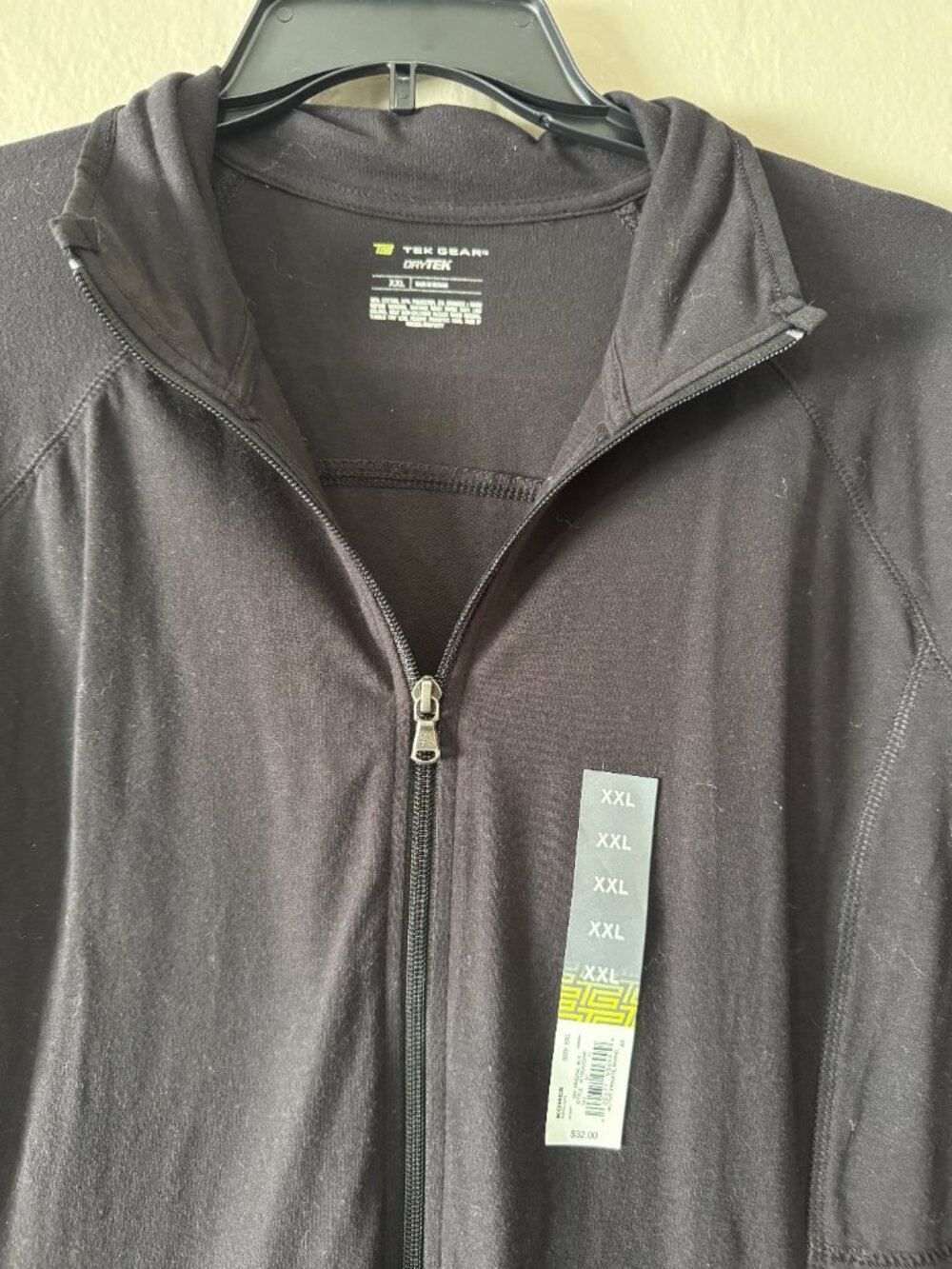 NWT Tek Gear DryTek Active Zip-Up Sweater XXL